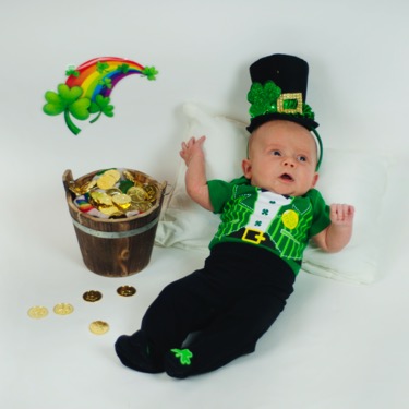 Harlyn in a professional child portrait