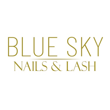 WORK: Logo Design (Vector, Illustrator) (2019) | CLIENT: Blue Sky Nails and Spa