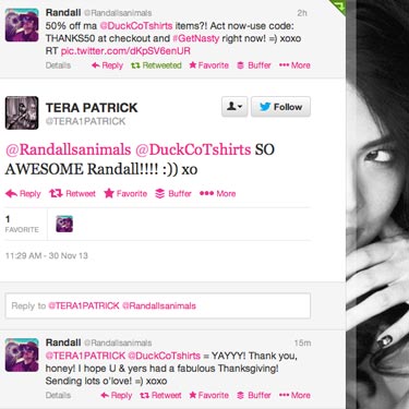 WORK: Social management - Influencer interaction | CLIENT: The Duck Company (2012 - 2013)