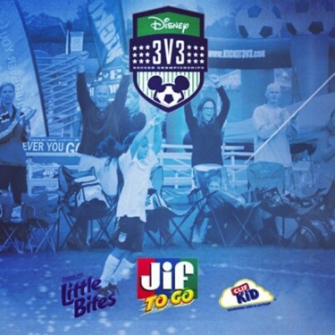 WORK: Creative (social media) - Disney 3v3 Championships campaign | CLIENT: North American Sports Group / Kick It 3v3 Soccer (2013-2014)